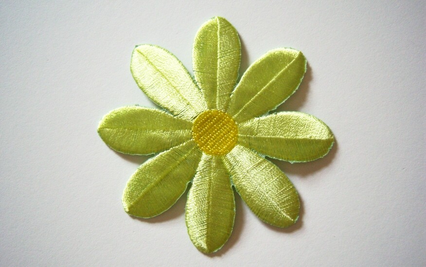 Citrus Daisy Iron On Applique