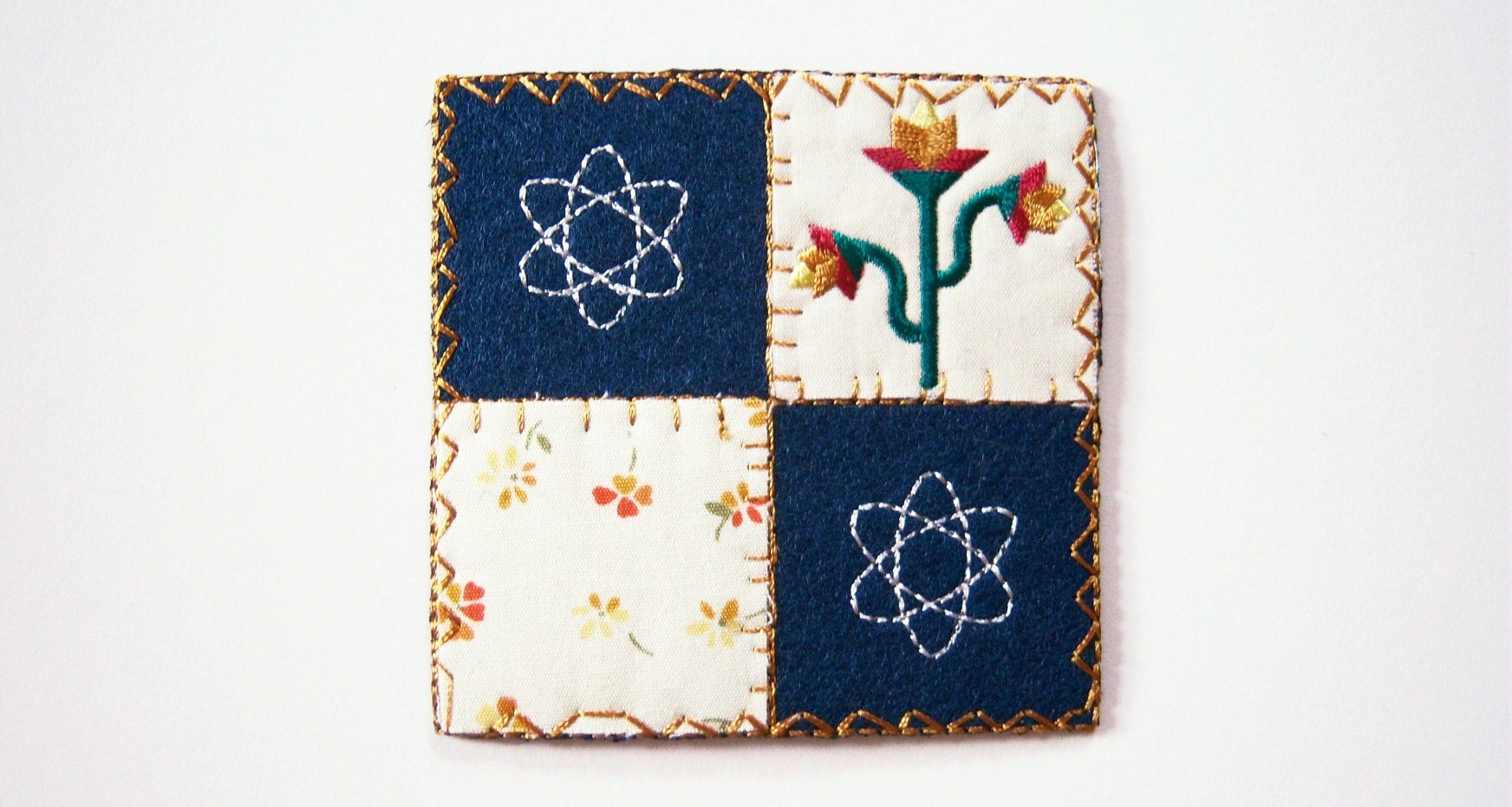 Quilt Square Blocks Iron On Applique