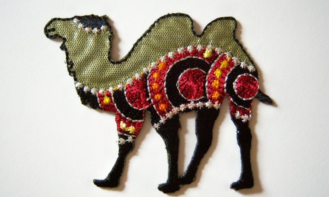 Metallic Camel Applique