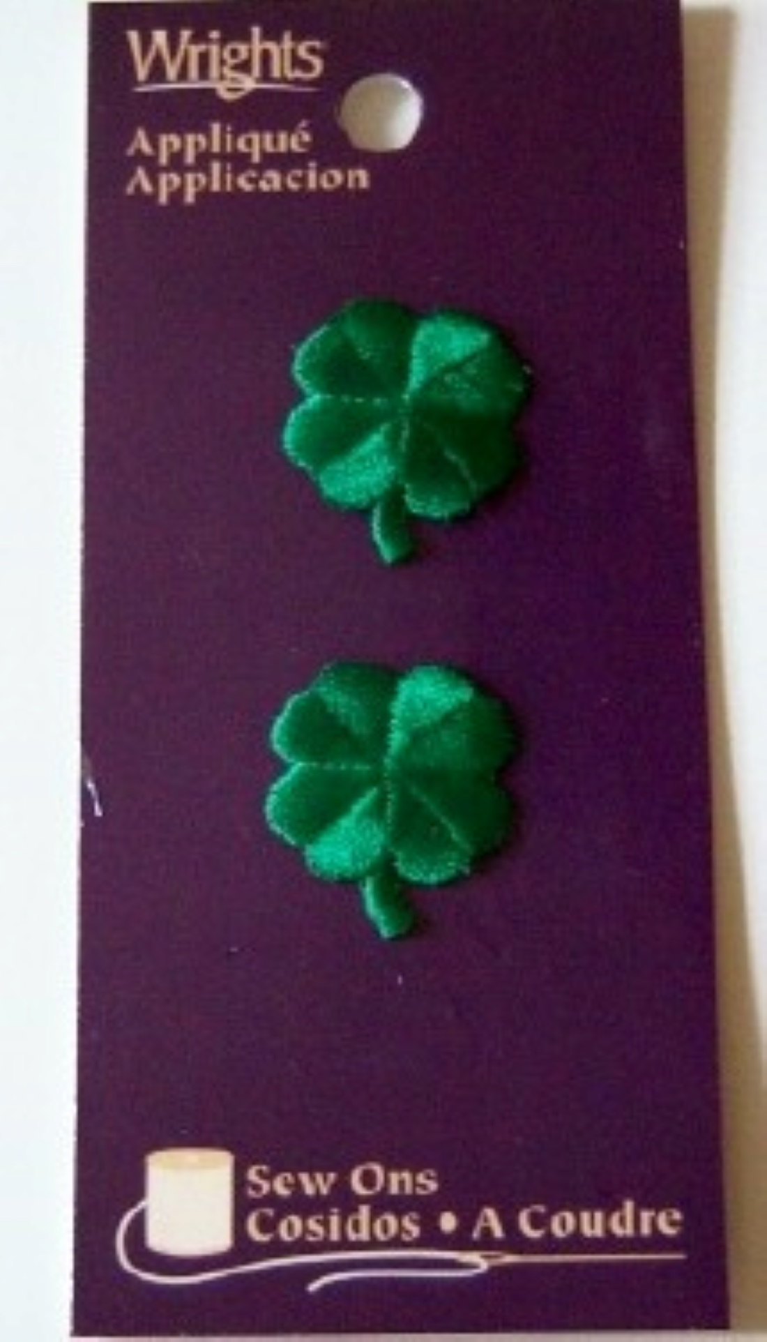 Emerald Clover Applique