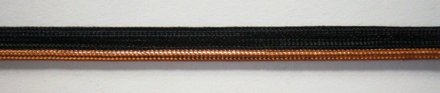 Black/Copper 1/8" Piping