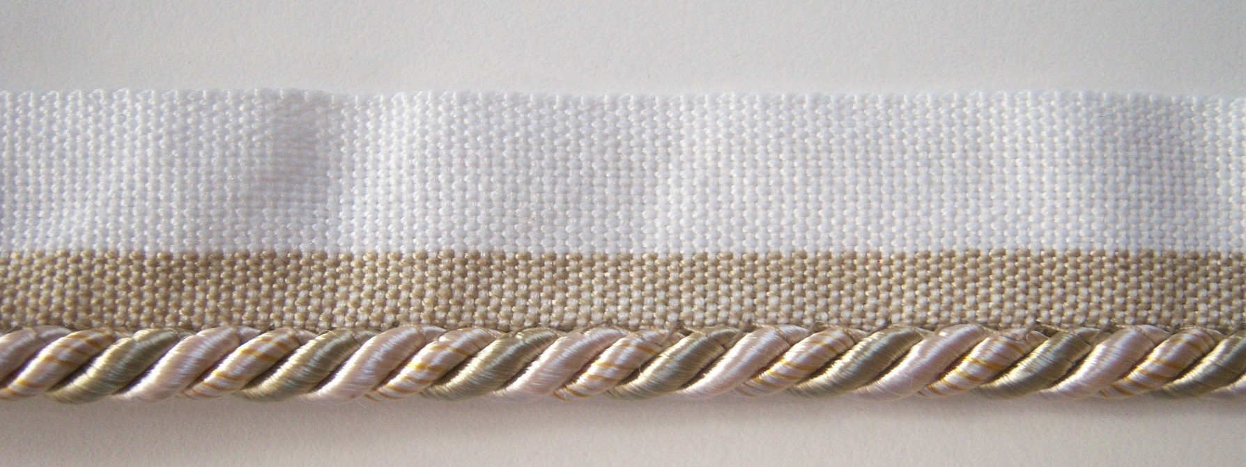 Beige Stripe 1" Piping