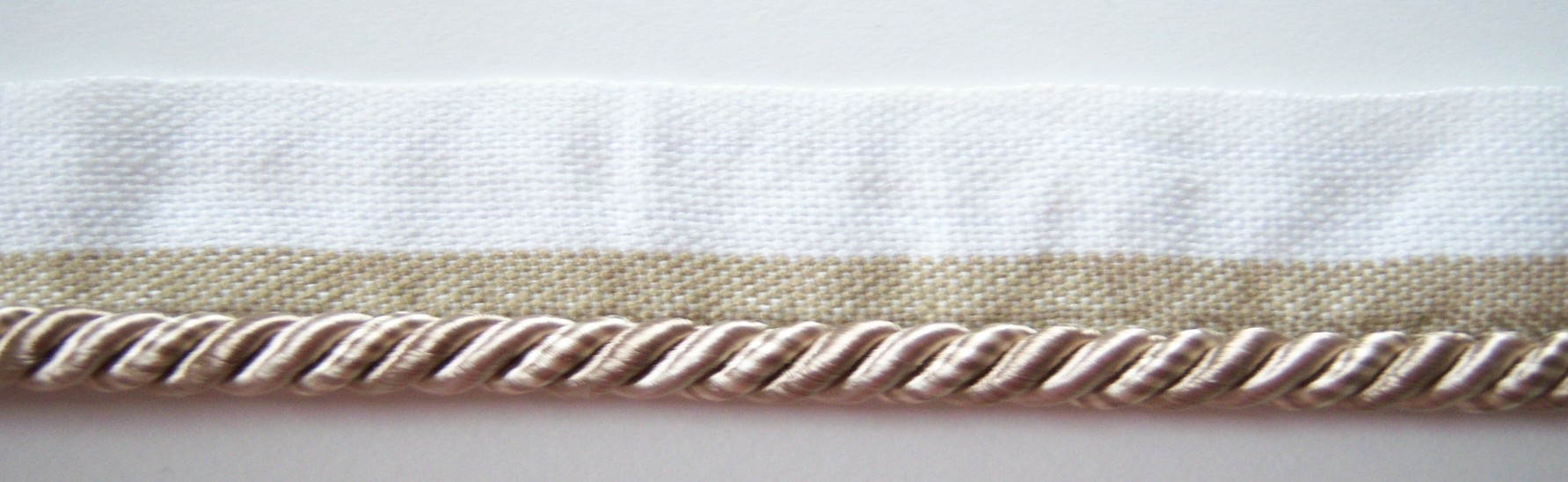 Beige Stripe 1" Piping