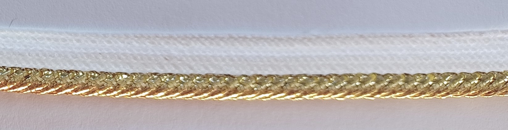 White/Gold 3/16" Piping