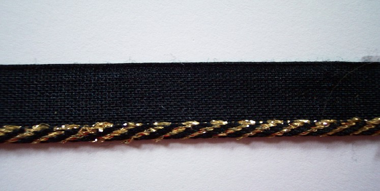 Black/Gold 1/8" Piping