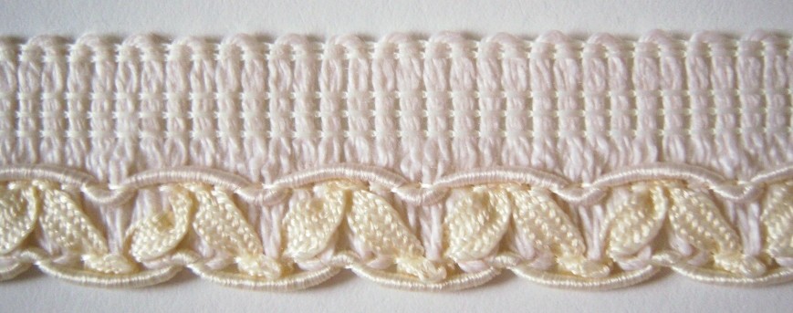 Ivory Ribbon 1" Piping