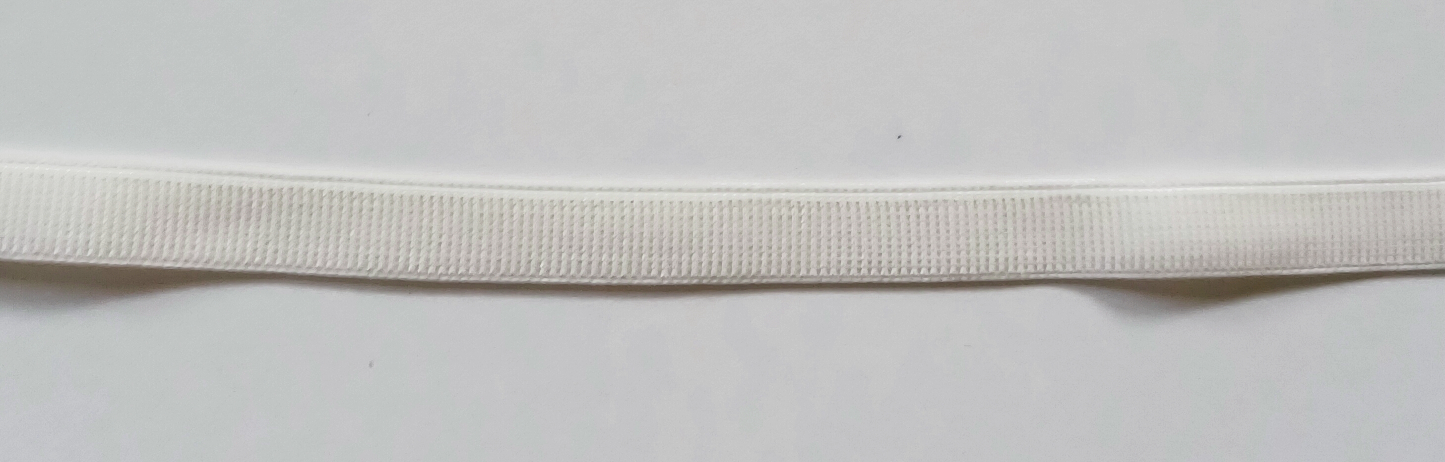 Ivory Soft Ridged 3/8" Elastic