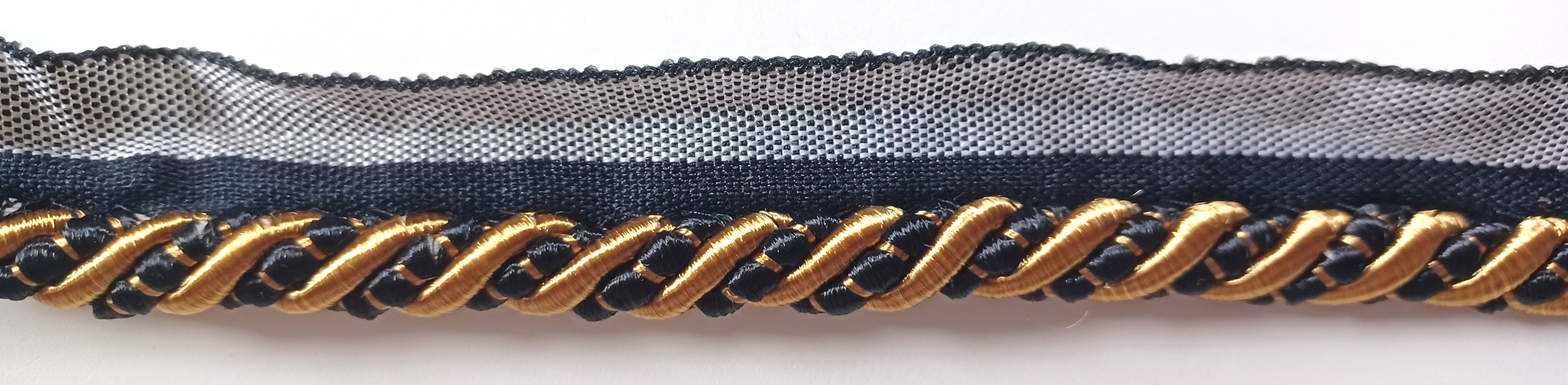 Black/Gold 1/2" Piping