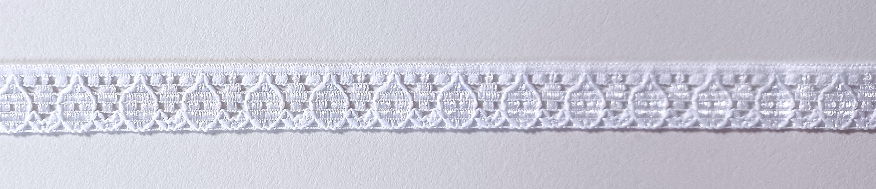 White 1/2" Nylon Lace