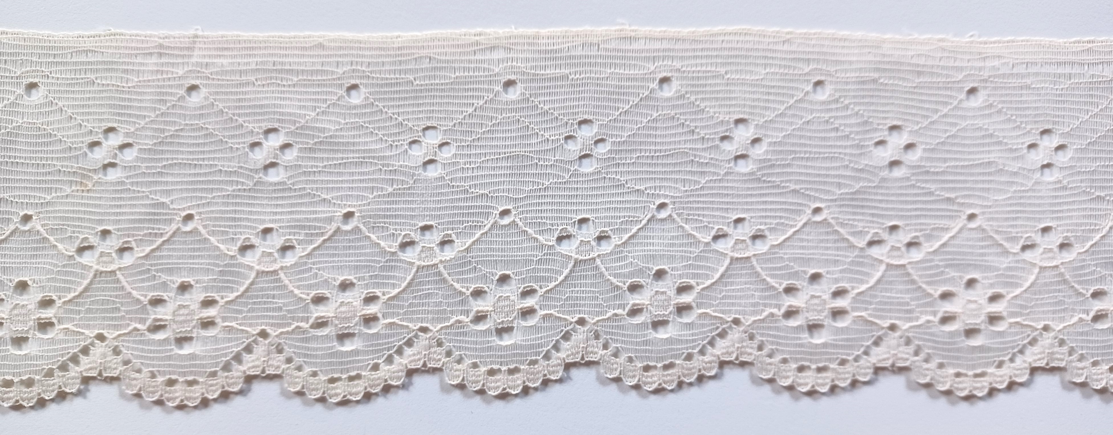 Natural 2 3/4" Nylon Lace