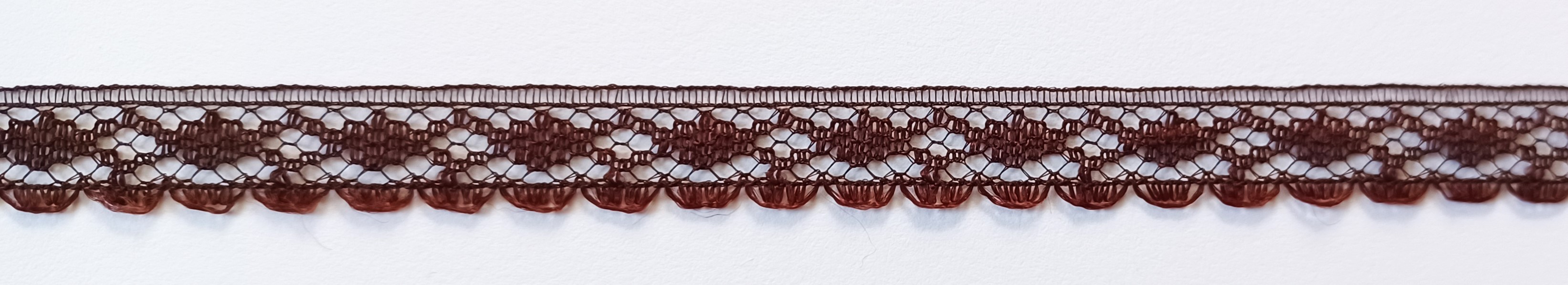 Brown/Black 1/2" Lace Trim