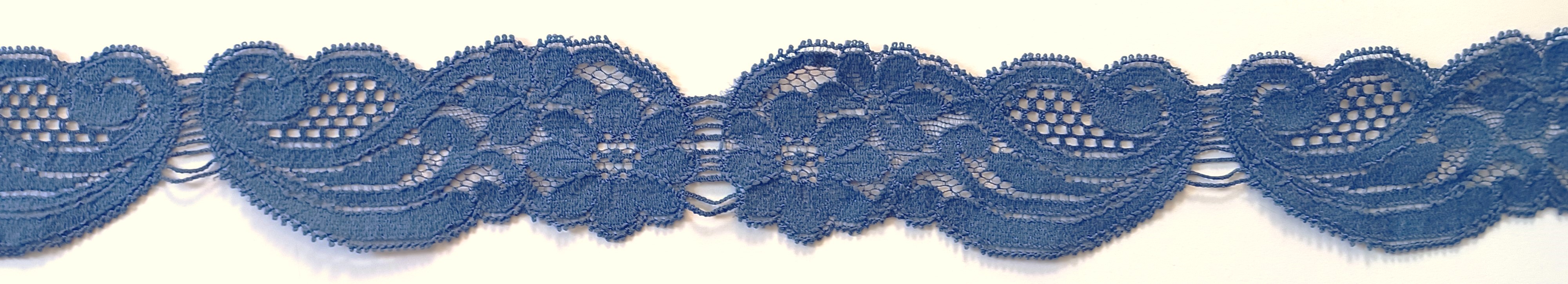 Light Sapphire 1 7/8" Stretch Lace