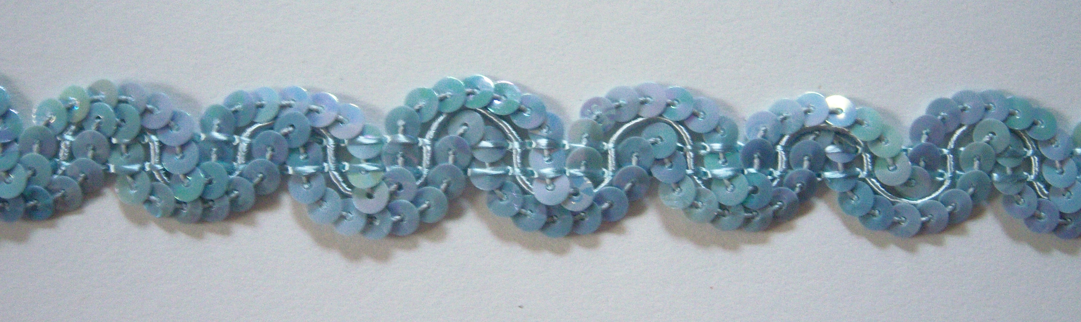 Lake Blue 5/8" Sequin Trim