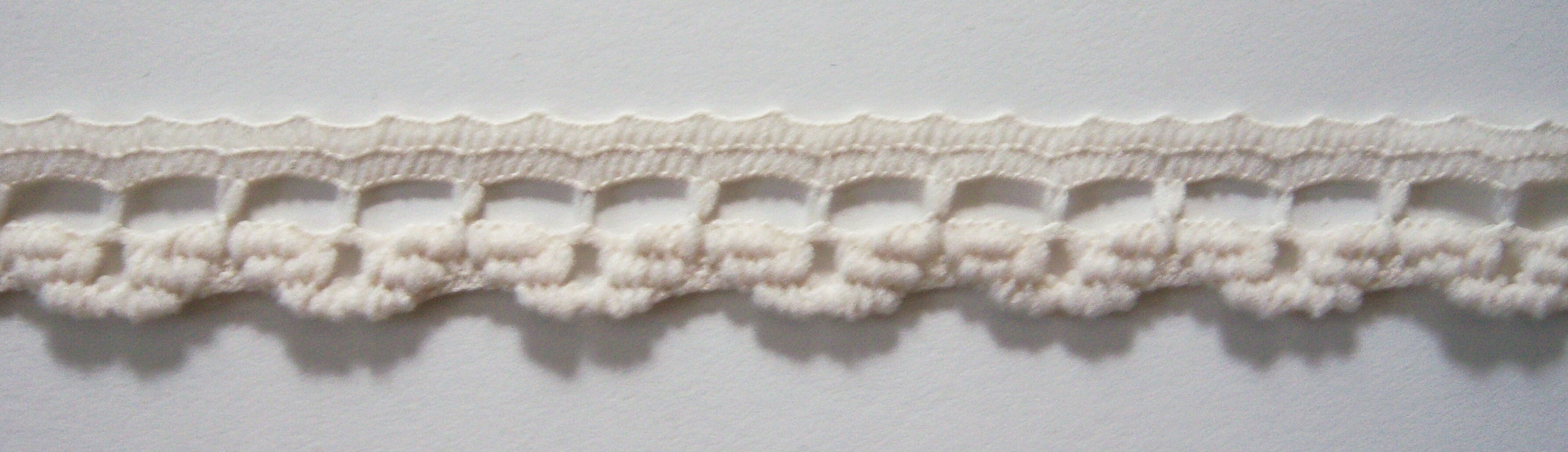 Vanilla 3/4" Woven Poly Lace