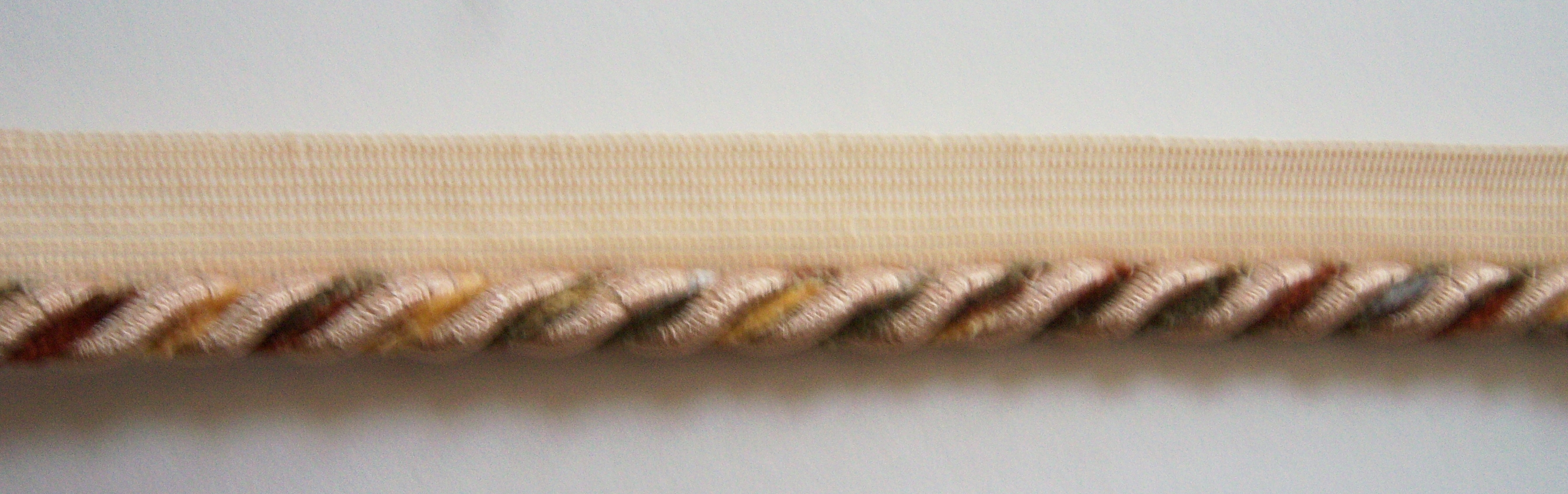 Tan/Rust/Grey 3/8" Pillow Piping