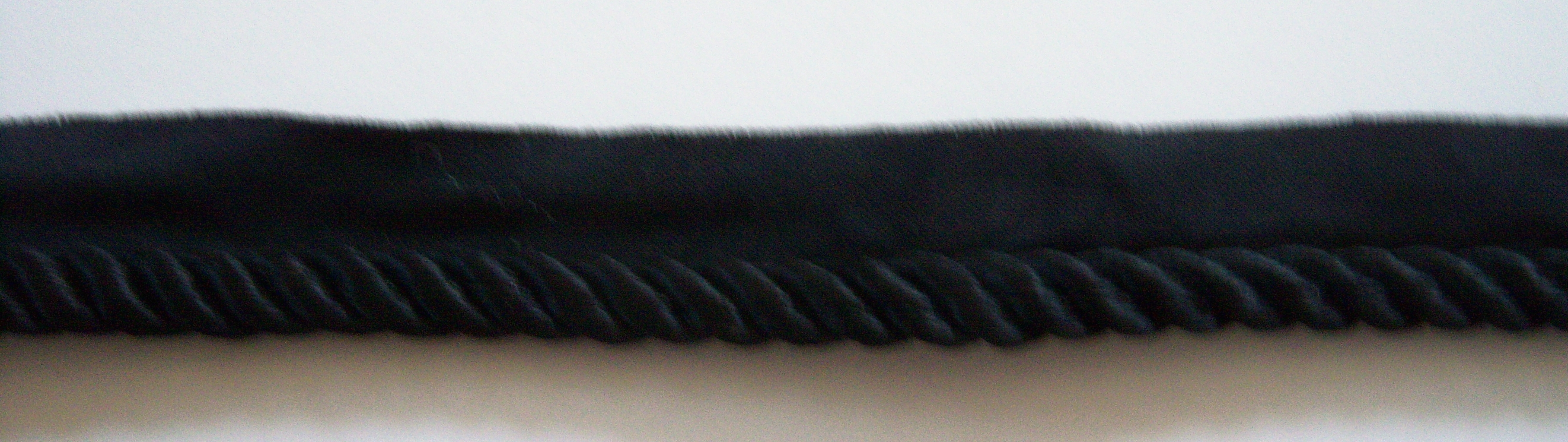 Black 3/8" Piping Trim