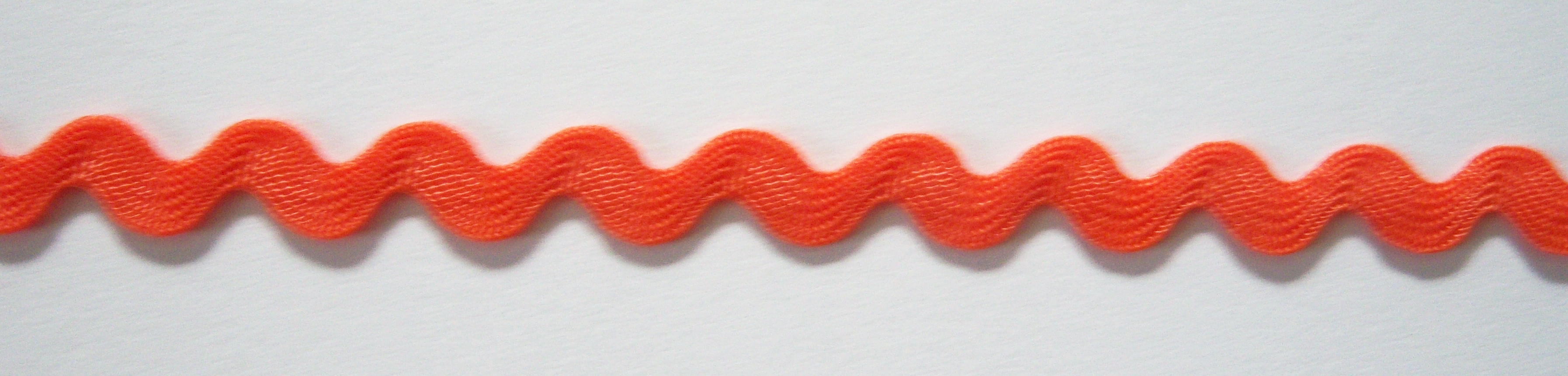 Orange 3/8" Poly Rick Rack Trim