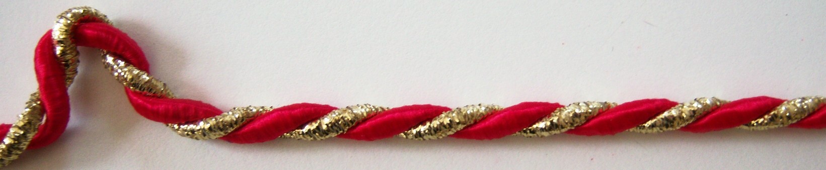 Red/Gold Sparkle 1/4" Wired Cord