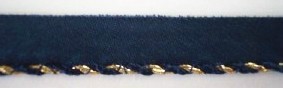 Navy/Gold 1/8" Piping