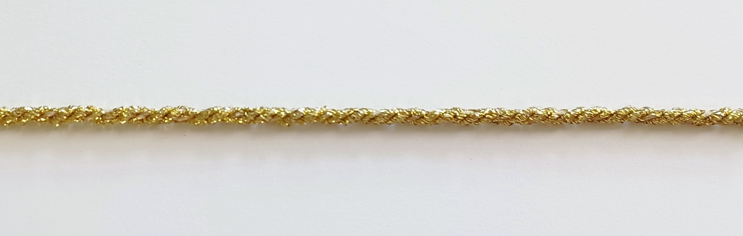 Gold Metallic 5/32" Cord