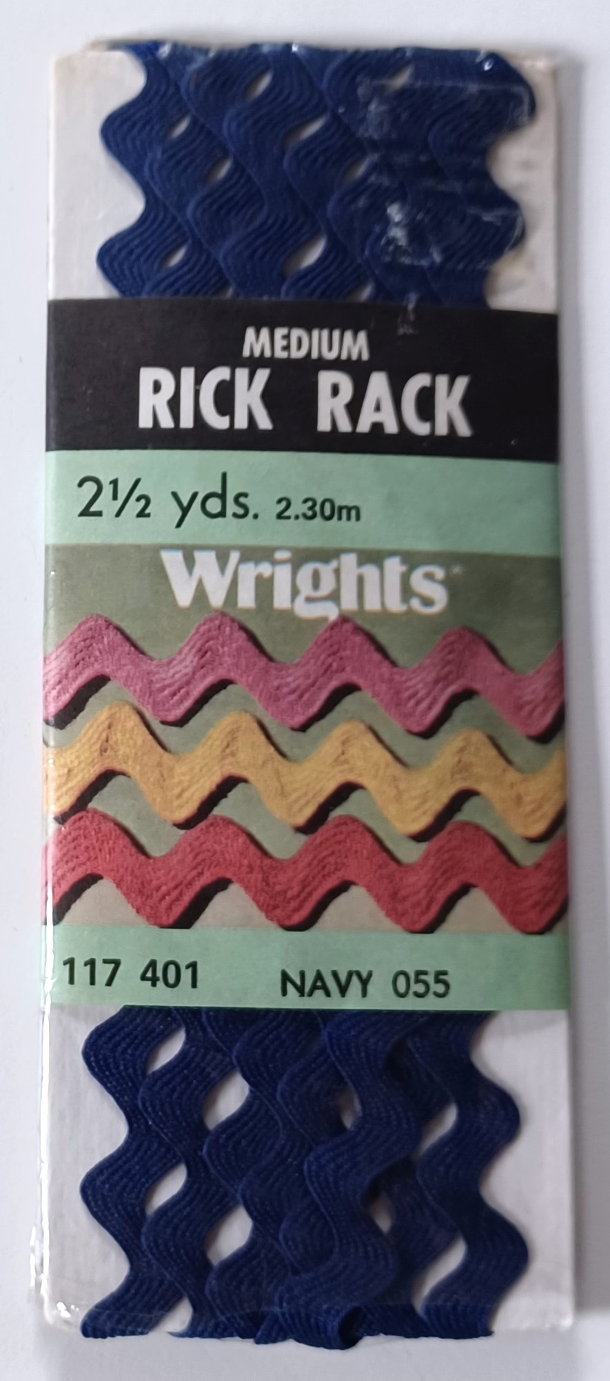 Classic Navy 1/2" Rick Rack