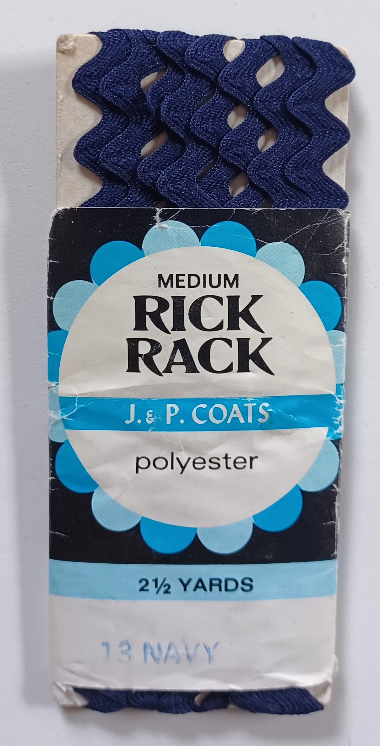 Navy 1/2" Rick Rack