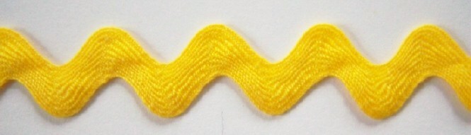 Yellow 3/4" Rick Rack