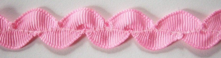 Pink 5/8" Wavy Grosgrain Ribbon