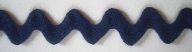 Navy 1/2" Rick Rack