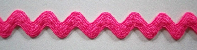 Neon Pink 3/8" Rick Rack