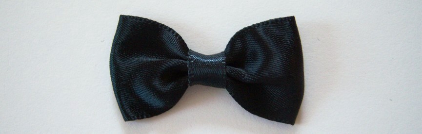 Black Satin Bow