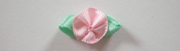 Pink/Mint Satin 1" Loop