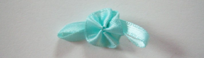 Aqua Rose/Aqua Satin 1 1/4" Loop