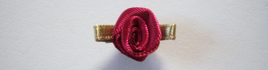 Wine/Fern Satin 7/8" Loop