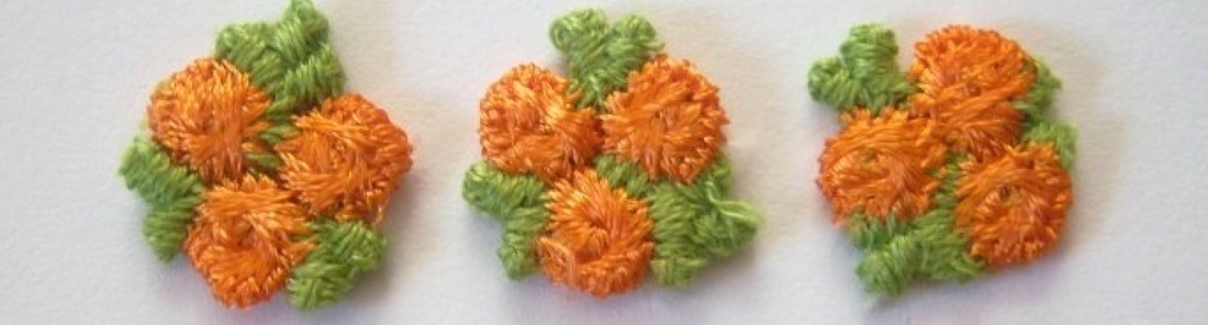 Orange 3/4" Flower