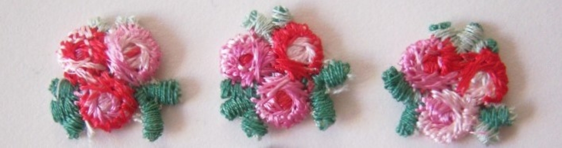 Red 3/4" Flower