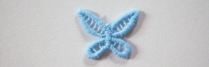 Sky Blue Butterfly Applique