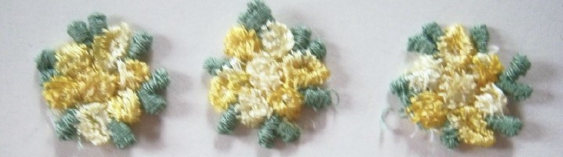 Yellow/Green 1" Applique