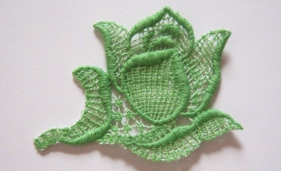 Lime Flower Applique