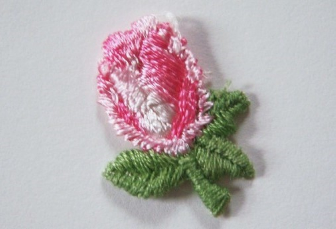 Pink/Fern Rosebud