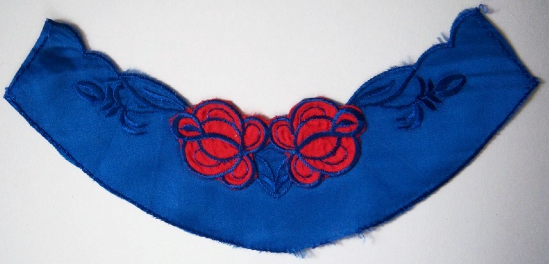 Royal 11 1/2" Embroidered Satin Yoke