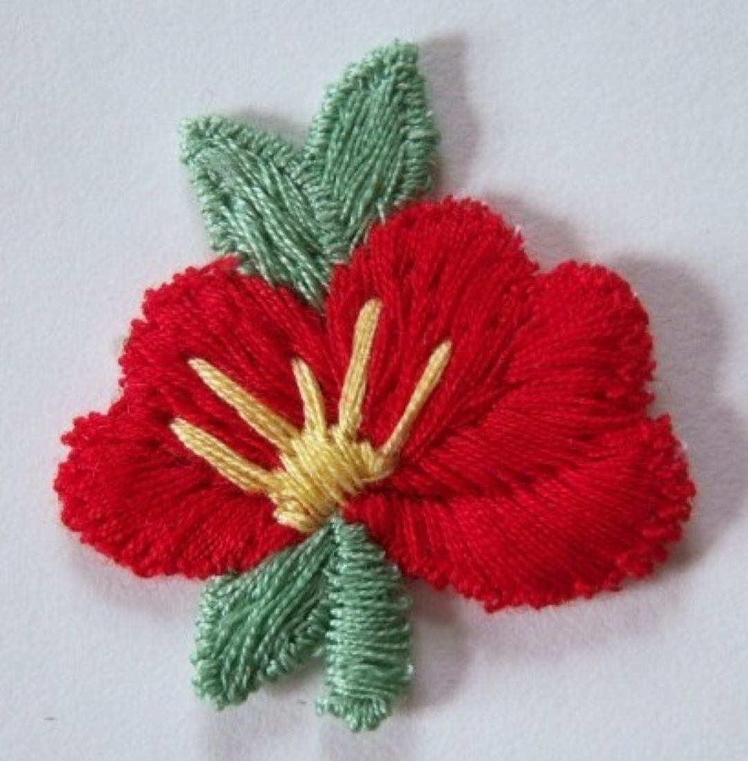 Red/Willow/Maize Applique