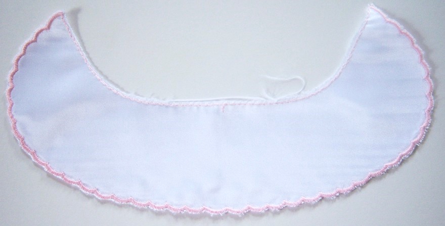 White Satin/Pink 10 1/4" Collar