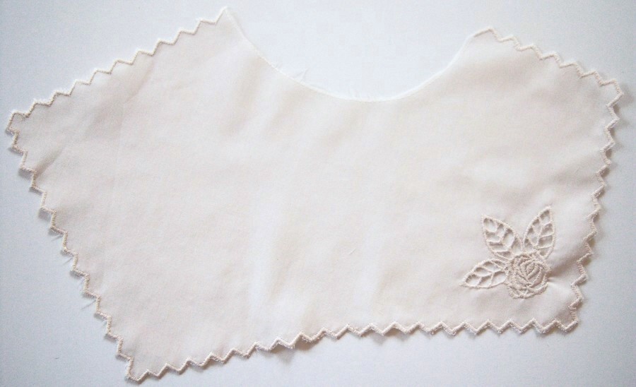 Natural 14 1/2" Embroidered Applique