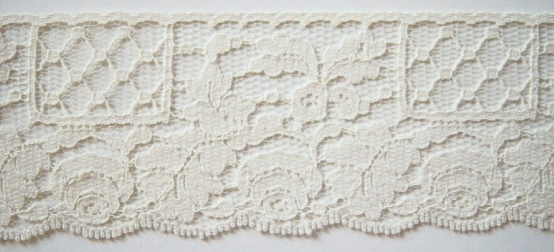 Ivory 2 1/2" Nylon Lace