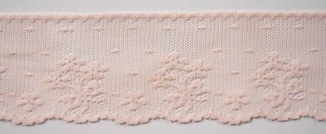 Peach 1 1/2" Lace