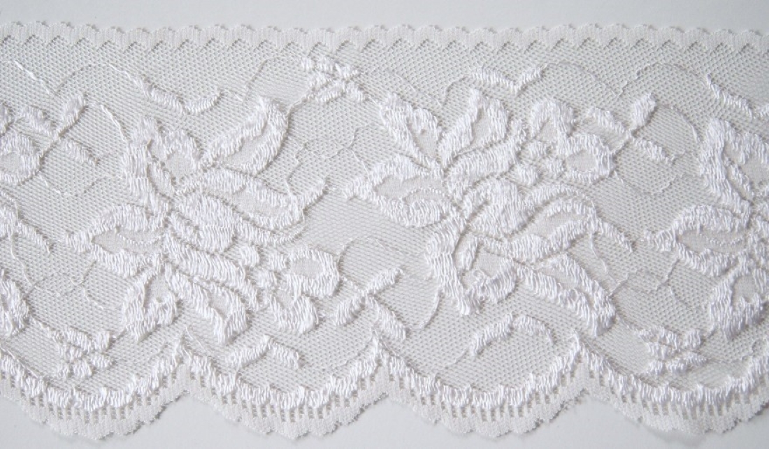 Ivory Shiny 5 1/2" Lace