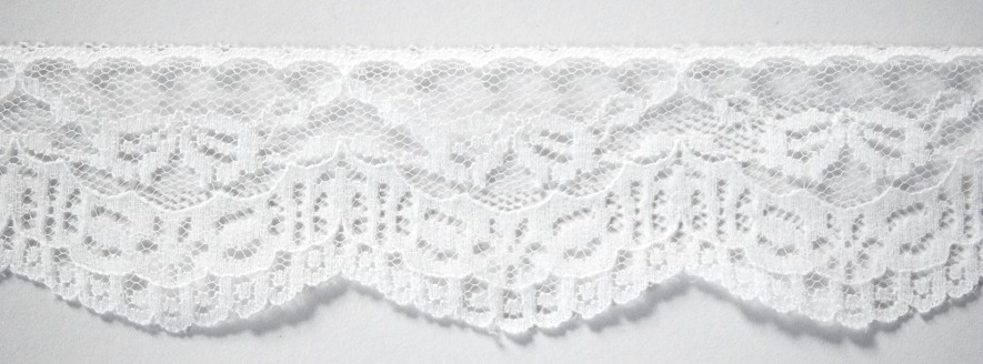 Natural White 2" Nylon Lace