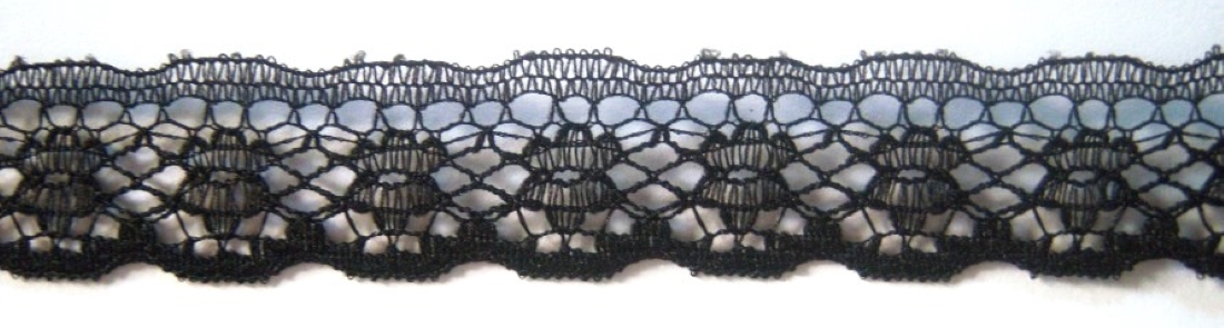 Black 3/4" Nylon Lace