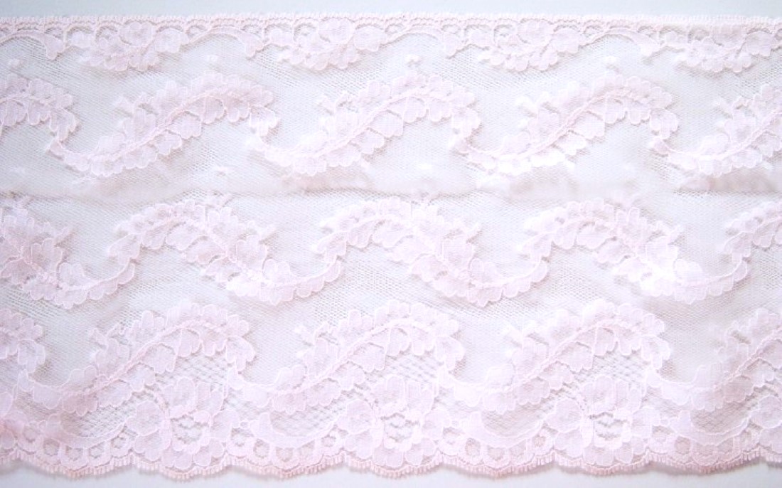 Blush 6 1/4" Nylon Lace